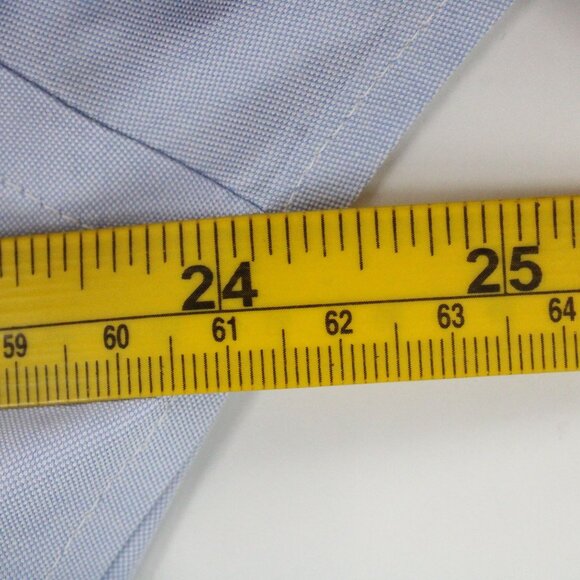 Brook Brothers Shirt Mens Light Blue Button Down Classic Fit Collared Size 16-32 - Picture 8 of 9